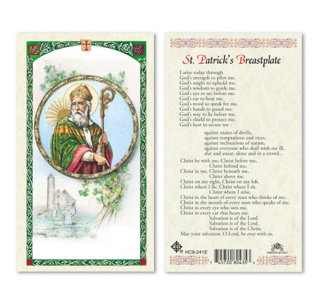 hc9-241e St. Patrick Holy Cards