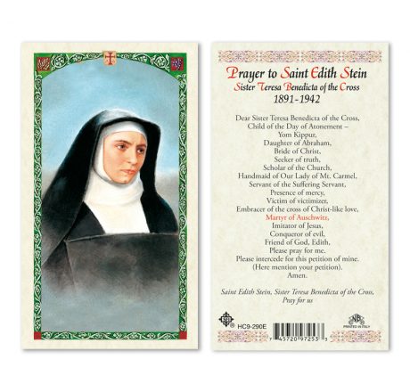 ch9-290e St. Edith Stein Holy Cards