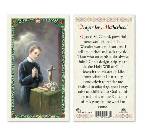 hc9-297e St. Gerard Holy Cards