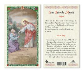 hc9-340e St. Peter Holy Cards