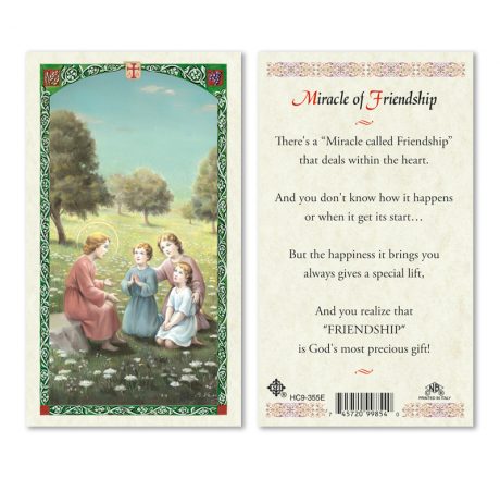 hc9-355e Friendship Holy Cards