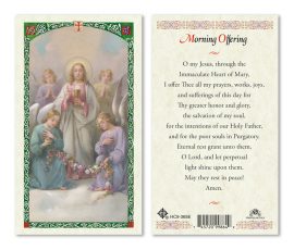 hc9-365e Morning Offering Holy Card