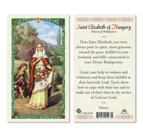 hc9-407e St. Elizabeth Holy Cards