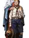 Mary with Boy Scout Statue