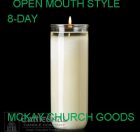 8-Day Open Mouth Candle