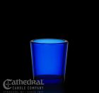 Blue Votive Glass