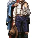 Mary with Boy Scout Statue