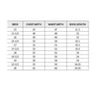 201 Size Chart