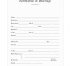 Marriage Notifications