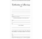 Marriage Notifications