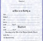 314 Baptism Certificate