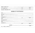 Notification of Banns