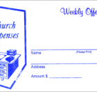 Weekly Envelope