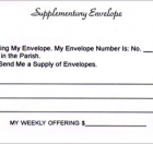 Supplementary Envelope