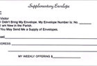 Supplementary Envelope