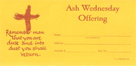 Ash Wednesday Envelopes