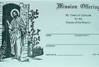 Mission Offering Envelope