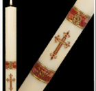 Red Paschal Candle