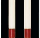 Gloria Burgundy Side Candles