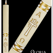 Gloria Gold Paschal Candle