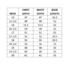 Jak Size Chart
