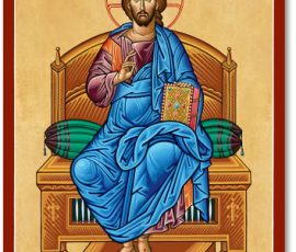 Christ Enthroned Icon