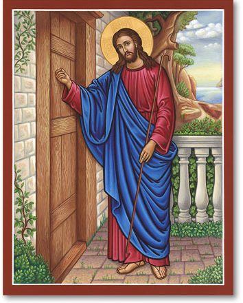 Christ Knocking on the Door Icon