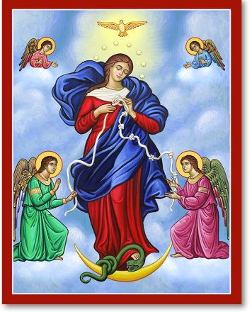 Mary Untier of Knots Icon