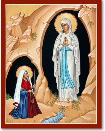 Our Lady of Lourdes Icon