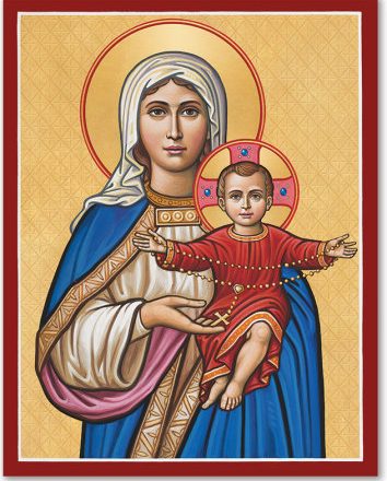 Our Lady of the Rosary Icon