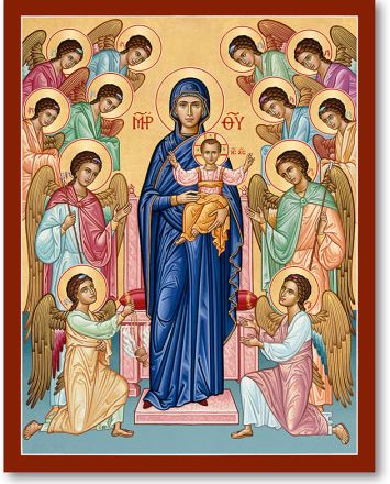 Our Lady Queen of Angels Icon