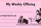 Weekly Offering Envelopes