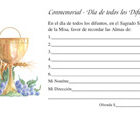 Spanish All Souls Day Envelopes