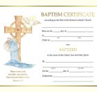 Baptism Certificate