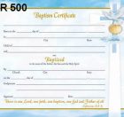 Baptism Certificate