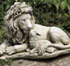 Lion and Lamb Statue