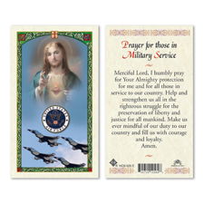 Military Holy Card