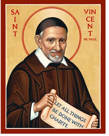 St. Vincent de Paul icon