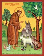 St. Francis Paryer Card