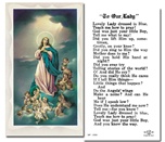 Lovely Lady Holy Cards