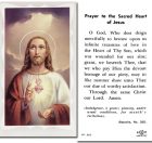 Sacred Heart Holy Cards