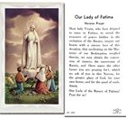 Our Lady of Fatima Holy Cards