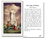 Our Lady of Fatima Holy Cards
