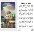 St. Joseph Holy Cards