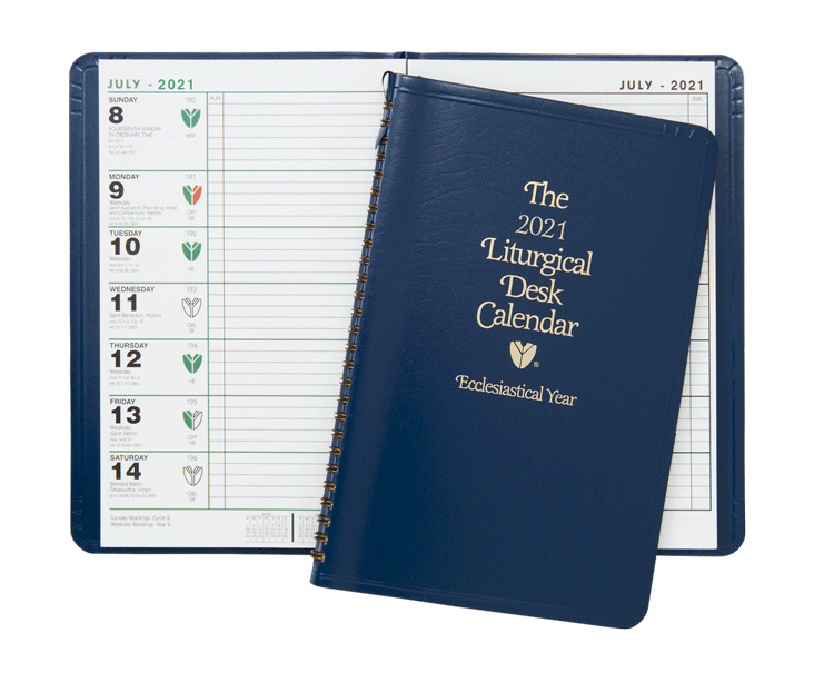 Liturgical Desk Calendar 2021 - English, Spanish or ...