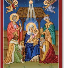 Glory to the Newborn King Icon