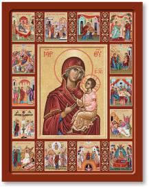 Life of Mary Icon