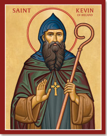 St. Kevin Icon