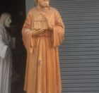 St. Edward Wood Statue