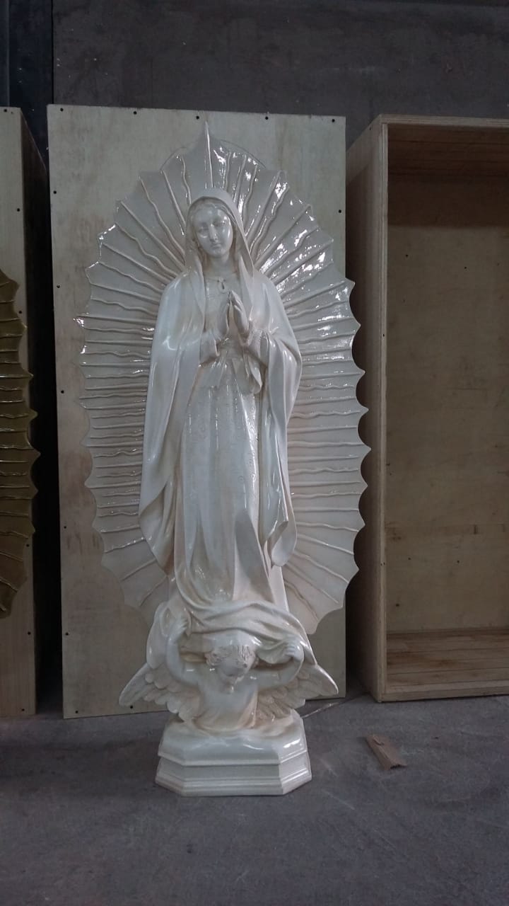 Our Lady of Guadalupe Statue #3378 60"H. - McKay Church Goods